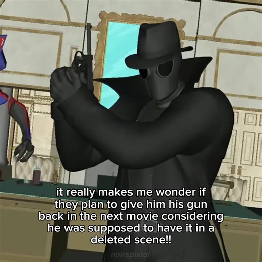 he’s already a really strong fighter, giving him this back would be insane LOL #spiderverse #intothespiderverse #spidernoir #spidermannoir #fyp