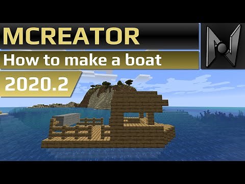 MCreator Tutorial: How to make a boat | 2020.2