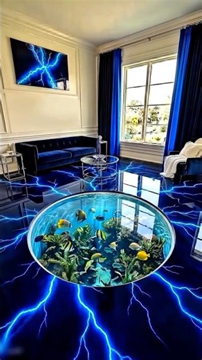 3D Aquarium Floor at Home 🐠 Unreal Interior!
