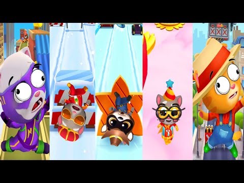 100 Funny Fails Talking Tom Gold Run VS Tom Hero Dash VS Tom Gold Run 2