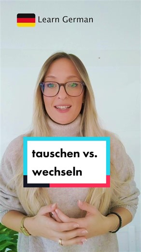 German Language Learning Tips for Swapping/Changing Words in German