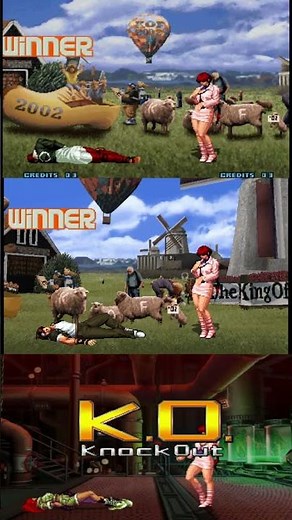 KOF 2002: Shermie Combo Comparative (Classic, Remastered & Remake) #kof2002