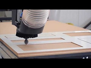 Frezowanie frontów meblowych w płycie MDF - PGCNC