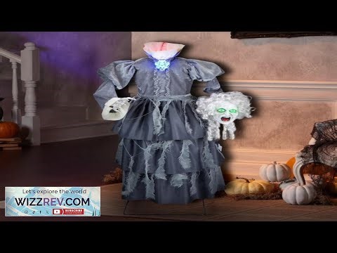 5 Haunted Living Talking LED Beatrice Headless Maiden Animatronics Halloween eBay