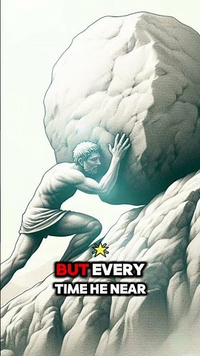 What is a Sisyphean Task #ancientgreece #greekmythology #greekhistory