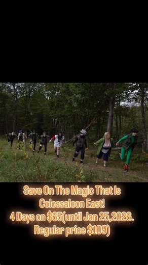 Colossalcon on Instagram: "Save On The Magic That Is Colossalcon East! 4 Days on $65(until Jan 25,2026. Regular price $109) Buy your tickets today & get in on the fun! https://colossalconeast.com/admission/ Kalahari Resorts & Conventions 250 Kalahari Blvd. Pocono, Manor, PA 18349 Sept 10-13, 2026! #colossalcon #colossalconeast #colossalconeast2026 #colossalcon2026 #AnimeWaterPark animemagic animefun animecon"