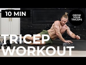 10 Min BODYWEIGHT + DUMBBELL Tricep Workout | 16 Exercises for BIGGER TRICEPS
