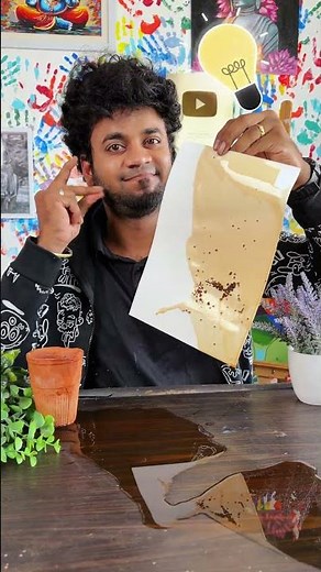 Art on Tea ? 😱🤯 #shorts #trending #viralvideo