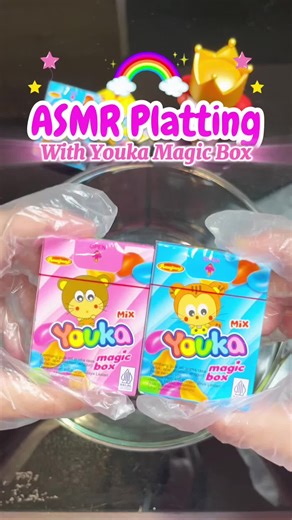 ASMR YOUKA MAGIC BOX🌈🍭 rasa nya senagih itu😍 #asmr #ranjanicandy #youka #permenunik #fruits