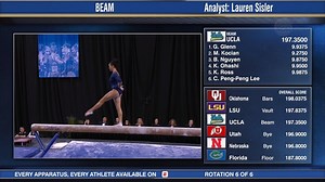 Christine Peng-Peng Lee's perfect 10 on balance beam in the final rotation of the 2018 National Collegiate Women’s Gymnastics Championships cliched national title for UCLA Gymnastics! Read about more unforgettable NCAA championship finishes in Champion magazine's feature: https://on.ncaa.com/2OBJ3Ld | NCAA
