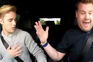 Justin Bieber, James Corden Sing ‘Baby’ in Carpool Karaoke (Video)