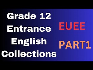 english entrance exam | Ethiopian eeducation | marvel English | z secret training