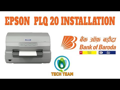 EPSON PLQ 20 PASSBOOK PRINTER INSTALLATION | BOB PASSBOOK PRINTER INSTALLATION