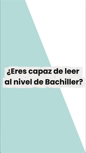 160 palabras por minuto. Es lo que se espera en ESO. ¿Las has leído todas? Si no… tranquilo. A muchos adultos también les pasa. #lectura #inteligencia #vision #optometrist #dislexia