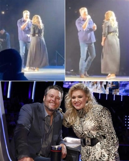 The crowd erupted in shock as Blake Shelton, mid-performance, paused and casually teased, “I think we need someone special for this one.” Moments later, Kelly Clarkson strolled onto the stage, and the energy in the room shifted. As the two launched into their surprise duet of “Lonely Tonight,” their voices melted together, raw and electric, like a conversation too personal for anyone else to hear. The emotion was palpable, each line hitting like a truth the audience didn’t know they needed. By t