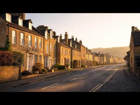 Empty Broadway at Sunrise | Cotswolds | Before The World Wakes Up