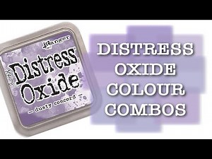 DISTRESS OXIDE COLOUR COMBINATIONS - Dusty Concord