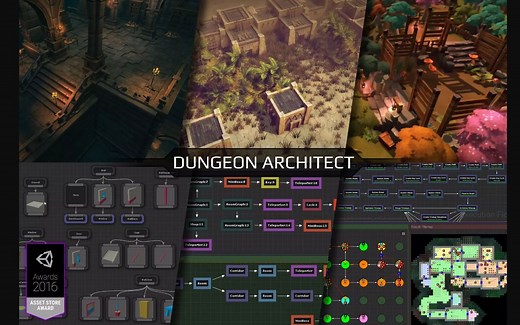[Unity U3d插件分享]关卡编辑Dungeon Architect