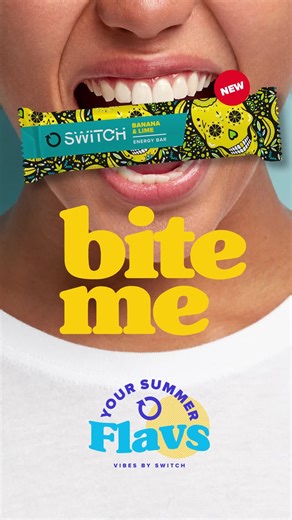 BRAND NEW SWITCH ENERGY BARS! In stores now! #SwitchEnergyBar #ChewSwitch #YourEnergy #BiteMe