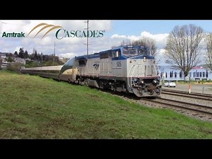 *RARE* dash 8 on Amtrak cascades