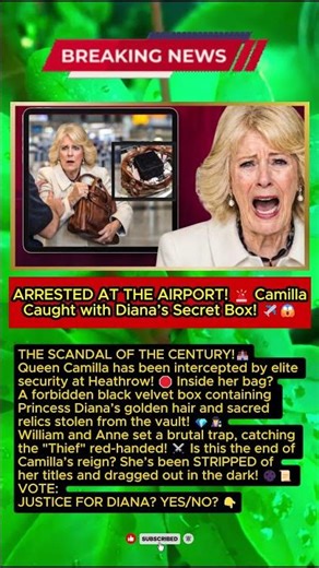 THE THIEF IN THE PALACE! 🏰 Why Camilla Was Dragged Out in Handcuffs! 🌑🔥