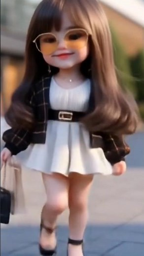 "Mini Diva on the Runway! | Cute & Classy Fashion Walk ✨👜👗" #MiniFashionista #DollStyle