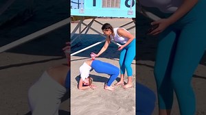 Gymnast Flexibility Challenge Begins