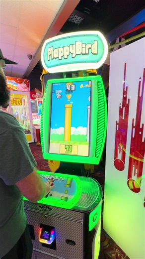 We love the original flappy bird arcade game! #flappybird #arcade