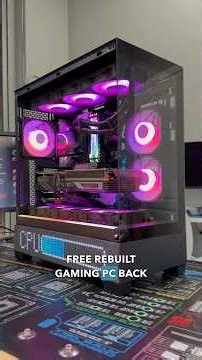 Overheating Gaming PC Rebuild! #pc #techtips #pcbuild #repair #gamingpc