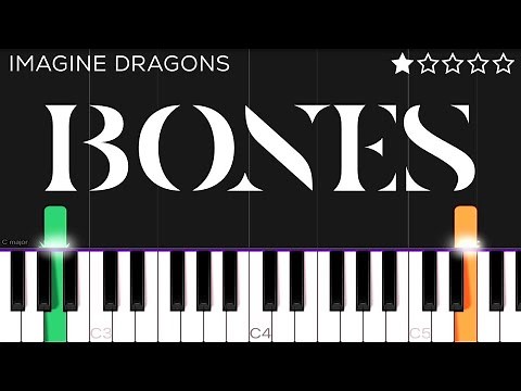 Imagine Dragons - Bones | EASY Piano Tutorial