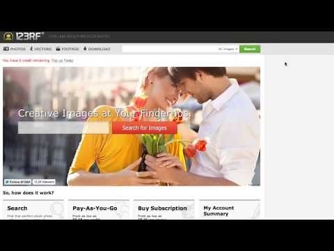 How to download free stock photos from 123rf.com
