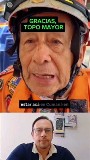 Gracias TOPO MAYOR con 80 años #rescatistas #topomayor
