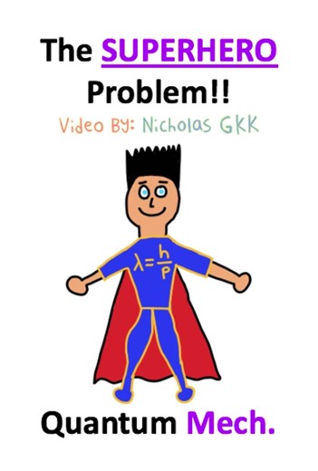 Can You Solve The SUPERHERO Problem?!? #Quantum #Physics #Light #Momentum #NicholasGKK
