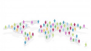 World Map Colorful Figures Concept Worldwide Stock Footage Video (100% Royalty-free) 1041091021 | Shutterstock