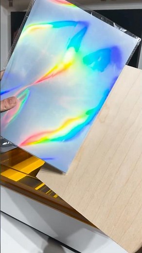 ⚡ I make a Graffiti with Holographic Stickers With The Xtool M1 Ultra Laser Cut ⚡