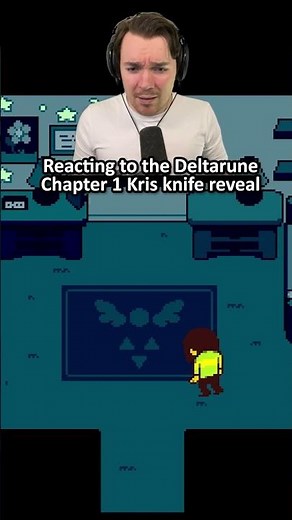 Reacting to the Deltarune Chapter 1 Kris Knife Reveal #deltarune #gaming
