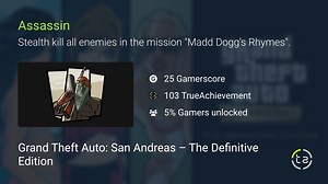 Assassin achievement in GTA SA