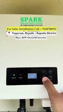 ₹78,000 Subsidy + Premium 3.7kW Solar Installation #bapatladistrict