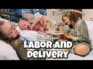 BIRTH VLOG | Positive Labor & Delivery of Baby #2 | 39 Weeks 6 Days | Alexia Scheetz