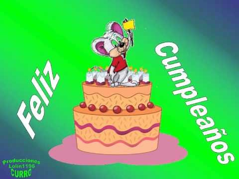 Canción Infantil CUMPLEAÑOS FELIZ.
