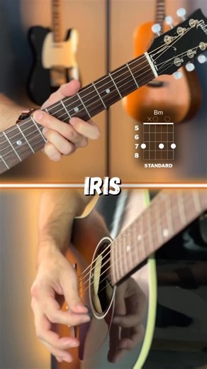 Guitar Coaching Online | iris (goo goo dolls) guitar tutorial [standard tuning] #guitarlesson #googoodolls #acousticguitar | Instagram