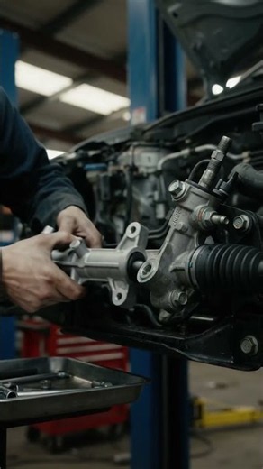 Fixing a Car's Power Steering System #PowerSteering #CarRepair #Mechanic #USA