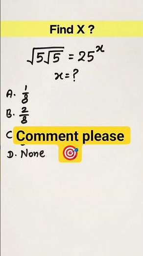 Exponent of x and 5🤓🎯 #exponents #math #power