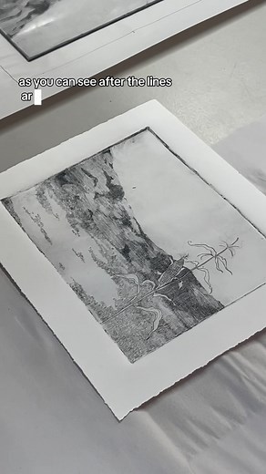 Our Wednesday night #drypoint class finished up with some incredible prints… With just three weeks, they learned how to prep their plexiglass plates, how to transfer designs and dry point etching into the plexi, they inked, they wiped, and they printed! The next round of classes will be out soon- come #learnprintmaking this summer at #chicagoprintmakerscollaborative ⭐️ #chicago #chicagoclasses #printmaking | Chicago Printmakers Collaborative