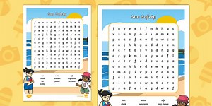 Sun Safety Word Search