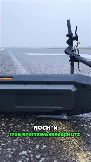E-Scooter Test: 25kg leicht, 120kg Zuladung & Wasserschutz #shorts