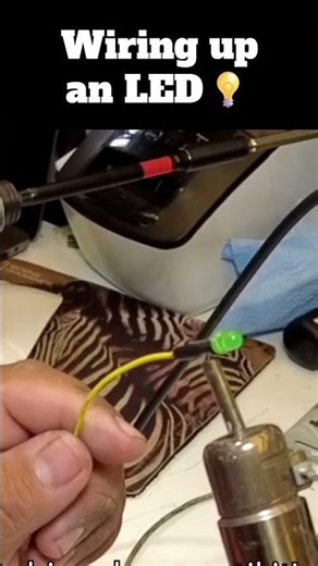 Wiring up an LED Bulb in 10 Seconds 😎🔥