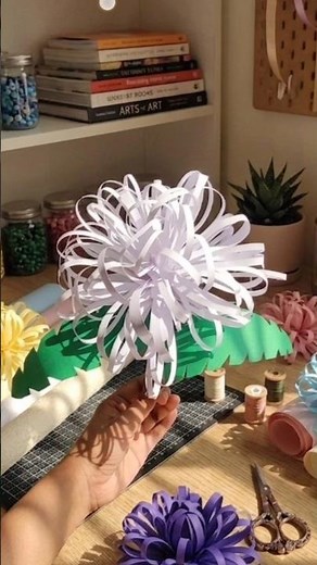 Wow! Beautiful Paper Flower - So Easy To Make!