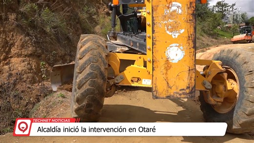 Alcaldía inició la intervención en Otaré | TechNet Noticias