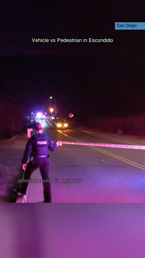 Sideo TV on Instagram: "#ESCONDIDO (San Diego) - December 16, 2025 Vehicle vs Pedestrian Vehicle vs Pedestrian: Escondido, at around 5:18 PM, calls came in for a Traffic Collision, (Vehicle vs Pedestrian) in the 1800 block of S Iris Ln. arriving units found one person that had been hit by a vehicle, that person was rushed to the Trauma Center with serious injuries, S Iris is closed while the investigation takes place. Address: 1811 S Iris Ln, Escondido Agencies: EFD, EPD Dispatched: 5:18 PM 📹 @